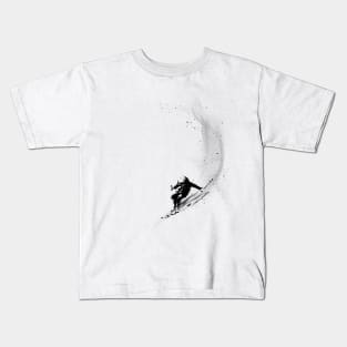 Powder - Snow Sports Design Kids T-Shirt